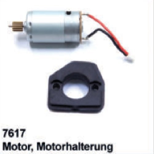 Motor & Halterung