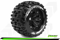 LR-T3218BH MT 3.8 PIONEER 1/8 Sport   Felge schwarz (2) 17mm TRAXXAS, HPI / 1/2 Zoll Offset / LOUISE