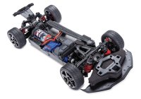 TRX93054-4BLK SLVR TRAXXAS 4Tec 3.0 Corvette C8 schwarz 1/9 Sportwagen RTR