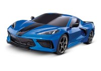 TRX93054-4BLUE SLVR TRAXXAS 4Tec 3.0 Corvette C8 blau 1/9 Sportwagen RTR