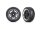 TRX9372 Response 2.1 Reifen auf Felgen schwarz/chrom vorne (2)