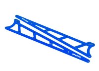 Seitenplatten Wheelie Bar blau Alu (2) TRAXXAS