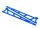 TRX9462X Seitenplatten Wheelie bar Aluminium blau (2)