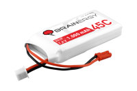 Lipo Akku 2S - 7,4 Volt - 1000mAh, 45C und Goldkontakt...