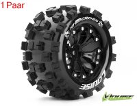 MT-MCROSS soft   Felge schwarz 1/2 Offset (2) 12mm Truck...