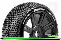 LR-T3104SB Louise RC - B-TURBO - 1-8 Buggy --Inhalt: 2 Reifen-- Fertig Verklebt - Soft - Speichenfelgen Schwarz - Hex 17mm - L-T3104SB