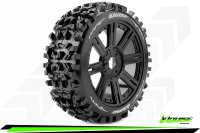 LR-T3130SB Louise RC - B-PIONEER - 1-8 Buggy --Inhalt: 2 Reifen-- Fertig Verklebt - Soft - Speichenfelgen Schwarz - Hex 17mm - L-T3130SB