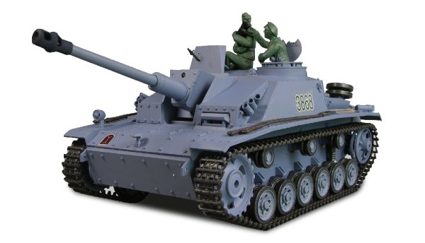 1:16 Panzer Sturmgeschütz III Rauch & Sound , 2,4GHz