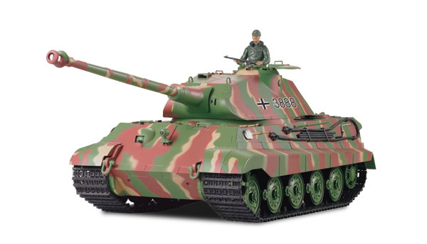 1:16 Panzer Königstiger Porscheturm , Metallgetriebe, 2,4GHz