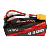 LiPo Akku Gens ace 5300mAh 14.8V 60C 4S1P XT90 HardCase