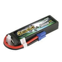 Gens ace 5000mAh 11.1V 3S1P 60C Lipo Battery Pack with EC5 Plug-Bashing Series