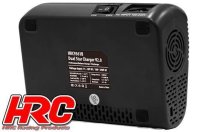 HRC9361C Ladegerät - 12/230V - HRC Dual-Star Charger V2.1 - 2x 120W - LSM Sprachwahl