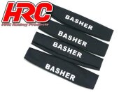 HRC28057BK Tuningteile - 1/8 Off Road - Dämpfersocken 110x25-30mm - Schwarz (4 pcs)
