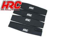 HRC28057BK Tuningteile - 1/8 Off Road - Dämpfersocken 110x25-30mm - Schwarz (4 pcs)