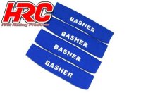 HRC28057BL Tuningteile - 1/8 Off Road - Dämpfersocken 110x25-30mm - Blau (4 pcs)
