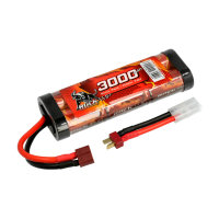 Robitronic NiMH Akku 3000mAh 7,2V Stick Pack T-Stecker &amp; Tamiya