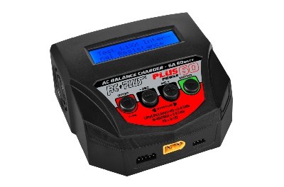 Rc Plus Power Plus 60 Charger - AC 60W - 1x 4S Lixx - 8 Nixx - 12V PB