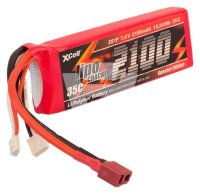 XCell LiPo Cracker 7,4V / 2100mAh 2S1P, 35C T-Buchse...