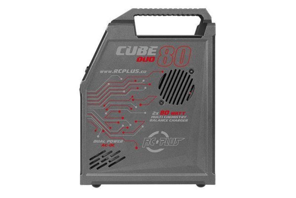 Rc Plus Cube-80-Duo Charger AC DC-2x-80-Watt