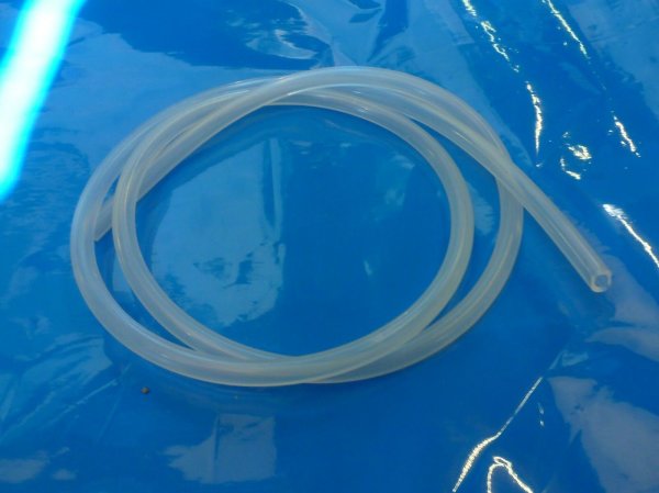Silikonschlauch transparent 1 Meter, AußenØ Ø 4,5mm, InnenØ 1,5mm