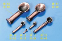 L&uuml;fter Metall br&uuml;niert H32 mm  (VE4)