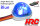 HRC8736B Lichtset - 1/10 TC/Drift - LED - JR Stecker - Einzeln Dach Blinklicht V1 - Blau
