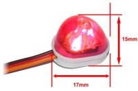 Lichtset - 1/10 TC/Drift - LED - JR Stecker - Einzeln Dach Blinklicht V1 - Rot