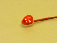 HRC8736R Lichtset - 1/10 TC/Drift - LED - JR Stecker - Einzeln Dach Blinklicht V1 - Rot