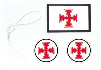 Nautic-Pro Dg.Z.R.S. 2 x  Logo (25) 1 x Flagge  (45)