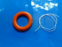 Nautic-Pro Rettungsring &rsaquo; 60 mm orange mit echter...