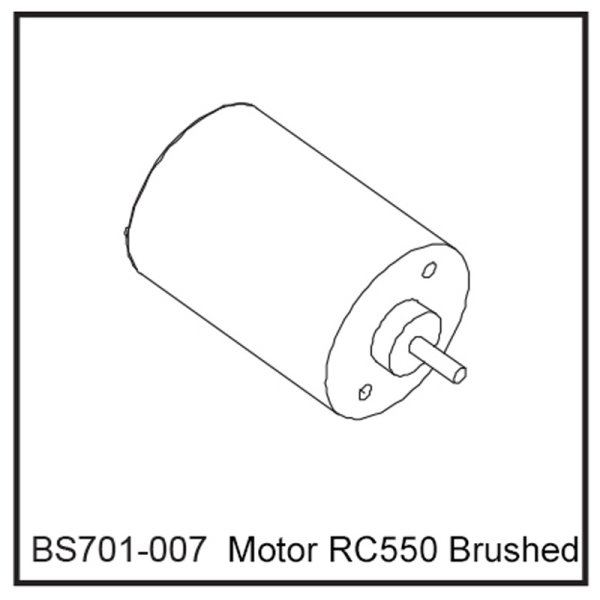 Motor-RC550 Brushed
