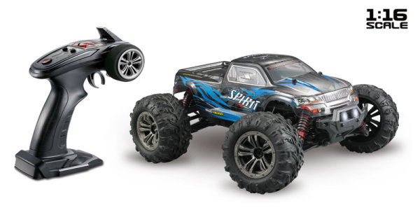 High Speed Monster Truck "SPIRIT" schwarz/blau 4WD RTR  1:16