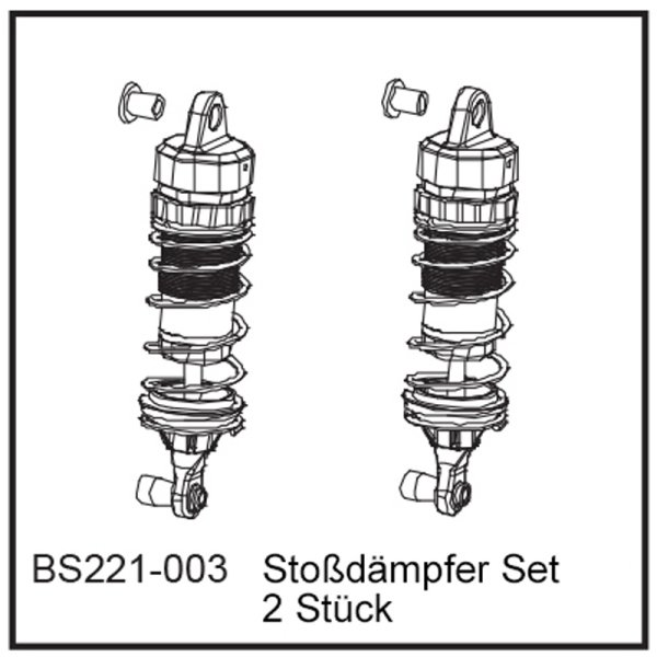 Stoßdämpfer Set (2 Stück) - BEAST BX / TX