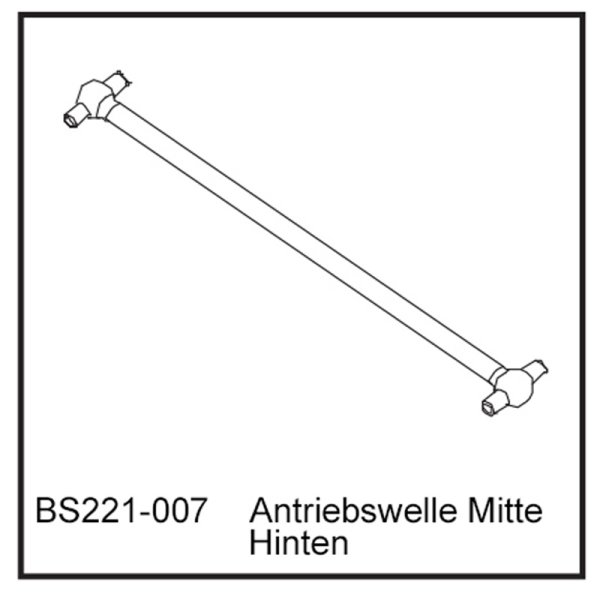 Antriebswelle Mitte Hi - BEAST BX / TX