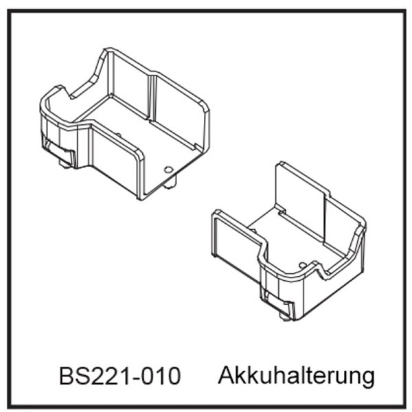 Akkuhalterung - BEAST BX / TX