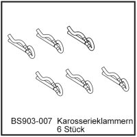 Karosserieklammern (6 St&uuml;ck) - BEAST BX / TX