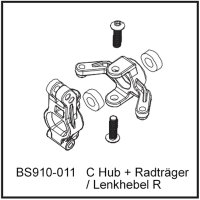 C Hub + Radtr&auml;ger / Lenkhebel R - BEAST BX / TX