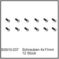 Schrauben 4x11mm (12 St&uuml;ck) - BEAST BX / TX