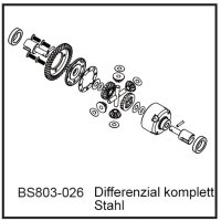 Differential komplett - BEAST BX Stahl