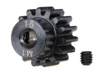 Motorritzel 15Z Stahl geh&auml;rtet f&uuml;r 5mm Welle...