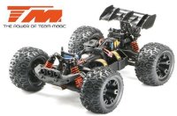 TM510006B Auto - 1/10 Racing Monster Elektrisch - 4WD - RTR - Brushless 4S - Wasserdicht - Team Magic E5 HX 4S - Schwarz/Blau