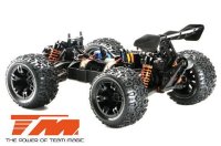 TM510006B Auto - 1/10 Racing Monster Elektrisch - 4WD - RTR - Brushless 4S - Wasserdicht - Team Magic E5 HX 4S - Schwarz/Blau