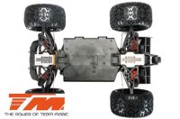 TM510006B Auto - 1/10 Racing Monster Elektrisch - 4WD - RTR - Brushless 4S - Wasserdicht - Team Magic E5 HX 4S - Schwarz/Blau