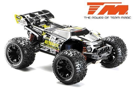 Auto - 1/10 Racing Monster Elektrisch - 4WD - RTR - Brushless 4S - Wasserdicht - Team Magic E5 HX 4S - Schwarz/Grün