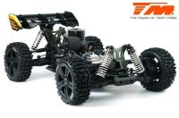 TM560014R Auto - 1/8 Nitro - 4WD Buggy - RTR - Seilzugstarter - Team Magic B8JR RED + Bulldog Tires