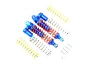 Alum. L-Shape Piggy Back D&auml;mpfer hinten 102mm blau