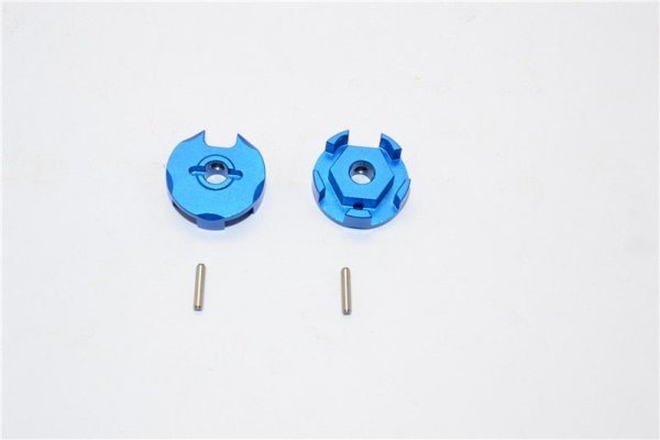 Aluminium Klauen Hex-Adapter blau