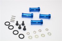 Aluminium Hex-Adapter eloxiert blau (+25mm, 4 Stk.)