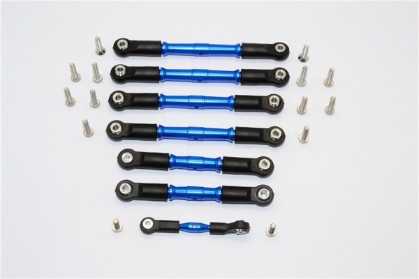 Aluminium Spurstangen Set blau (7 Stk.)