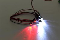 ot-sku919361 LED Beleuchtung für Vorne und Hinten 2 x rot 2 x weiß